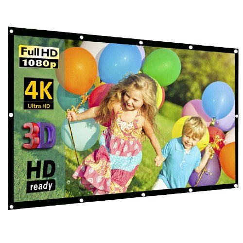 100 Inch Home Cinema Theatre Canvas Projection Screen