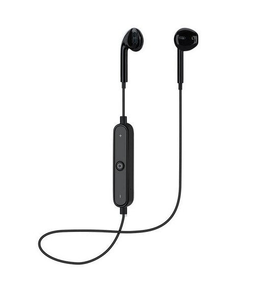 Bluetooth 4.1 Earbuds with Mic Sport Stereo Headset Earphones - Black