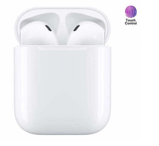 Bluetooth 5.0 Wireless Earphones Compatible with IOS + Android, with Built-in Microphone & Protective Case Charging Box