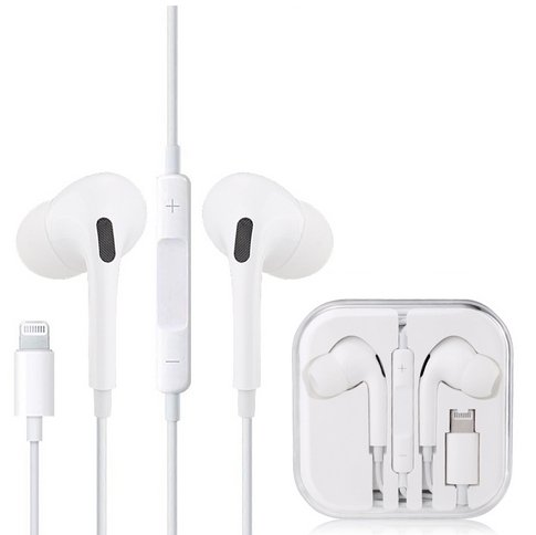 Bluetooth Wired Earphones for Apple iPhone with Mic and Volume