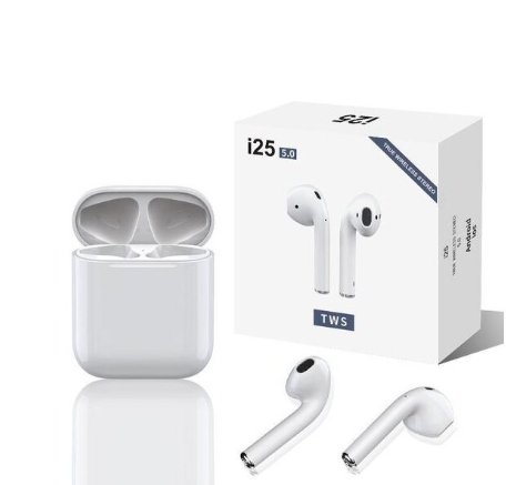 i25 TWS Bluetooth earbuds - Compatible with IOS + Android