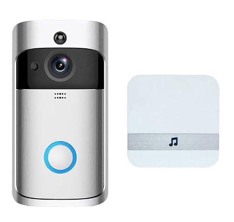 Smart Wireless Wifi Video Doorbell Free Hole Anti-theft Monitoring Doorbell