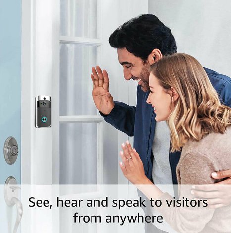 Smart Wireless Wifi Video Doorbell Free Hole Anti-theft Monitoring Doorbell