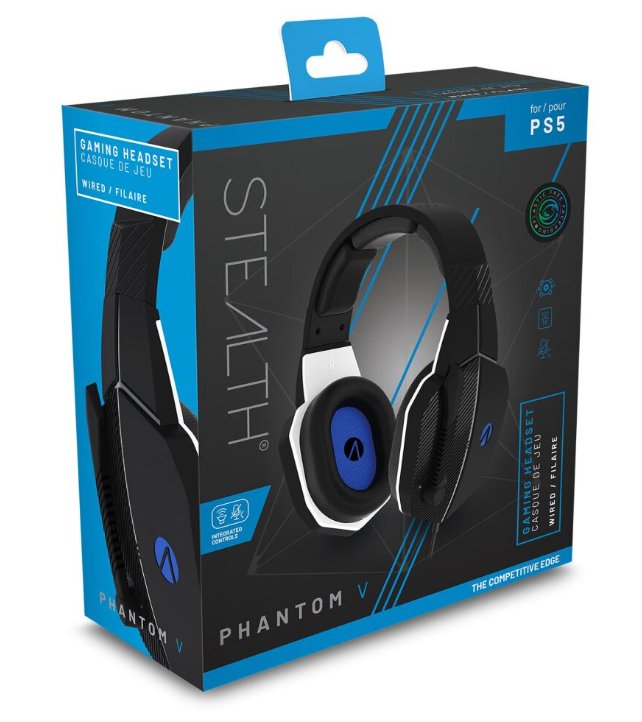 STEALTH SP-Phantom V Black Stereo Gaming Headset - PS5