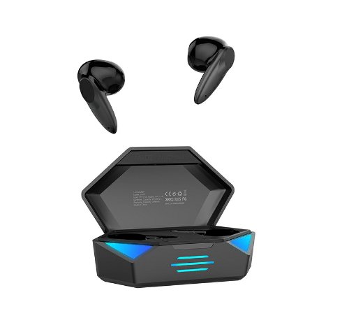 TG73 5.0 TWS Bluetooth Wireless Earphones Noise Reduction - Black
