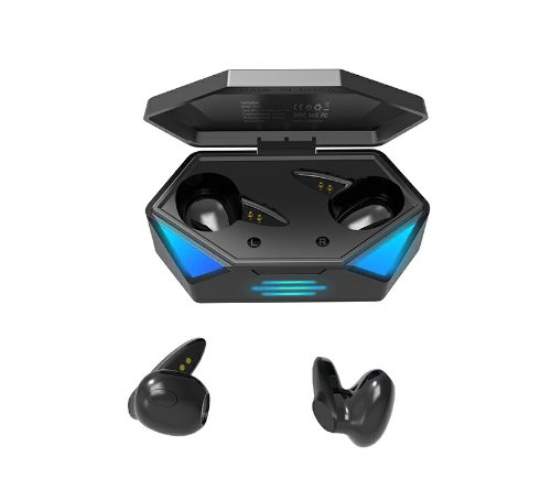 TG73 5.0 TWS Bluetooth Wireless Earphones Noise Reduction - Black