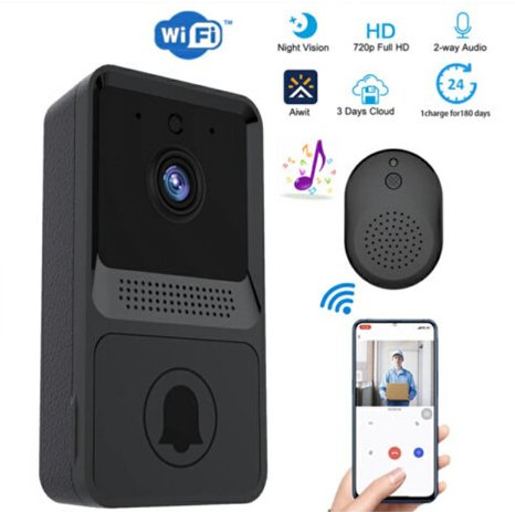 Z20 - Smart Wireless WiFi Video Doorbell with Chime
